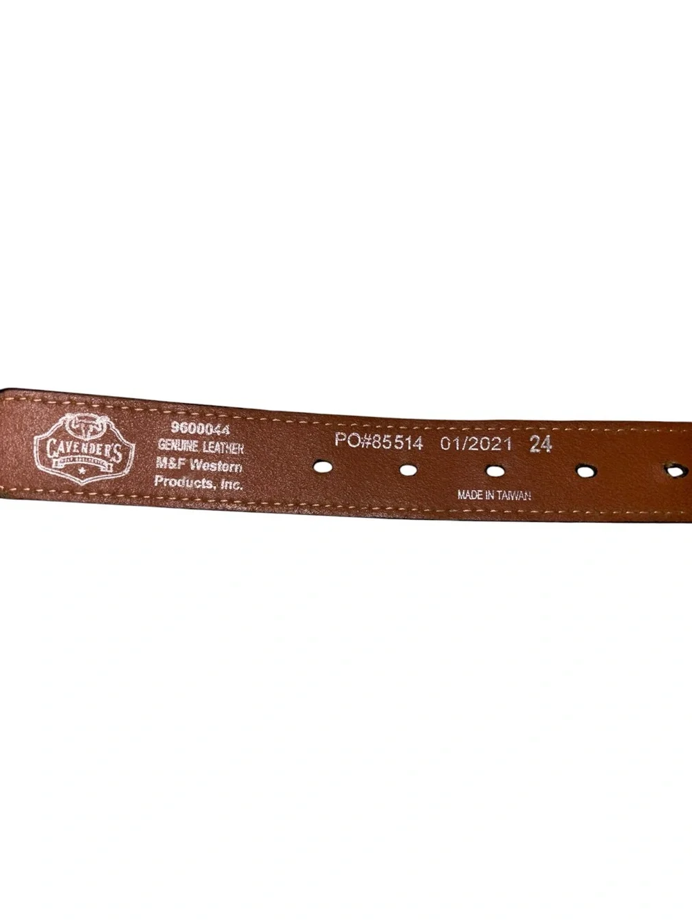 Kids leather belt